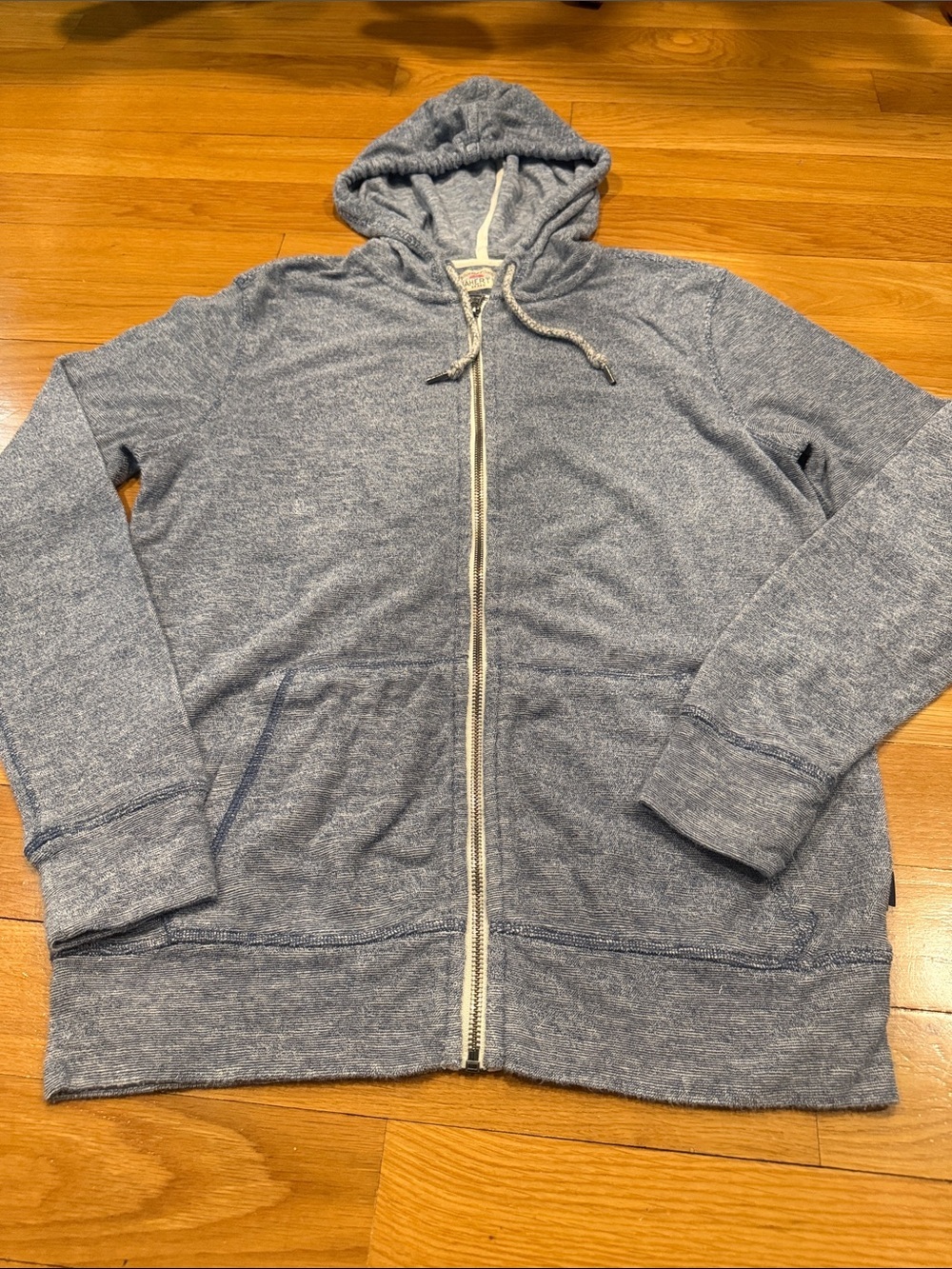 Faherty terry cloth full zip up hoodie size small.